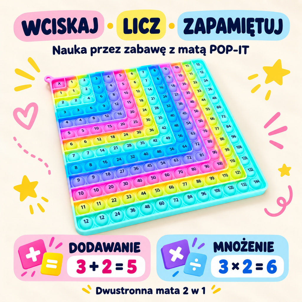 Matematyczna Tablica Sensoryczna 2w1